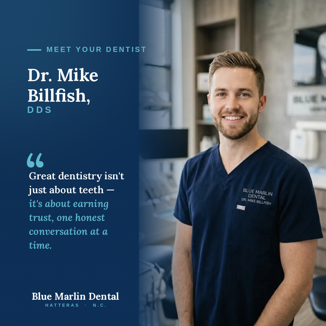 Meet the dentist Instagram post